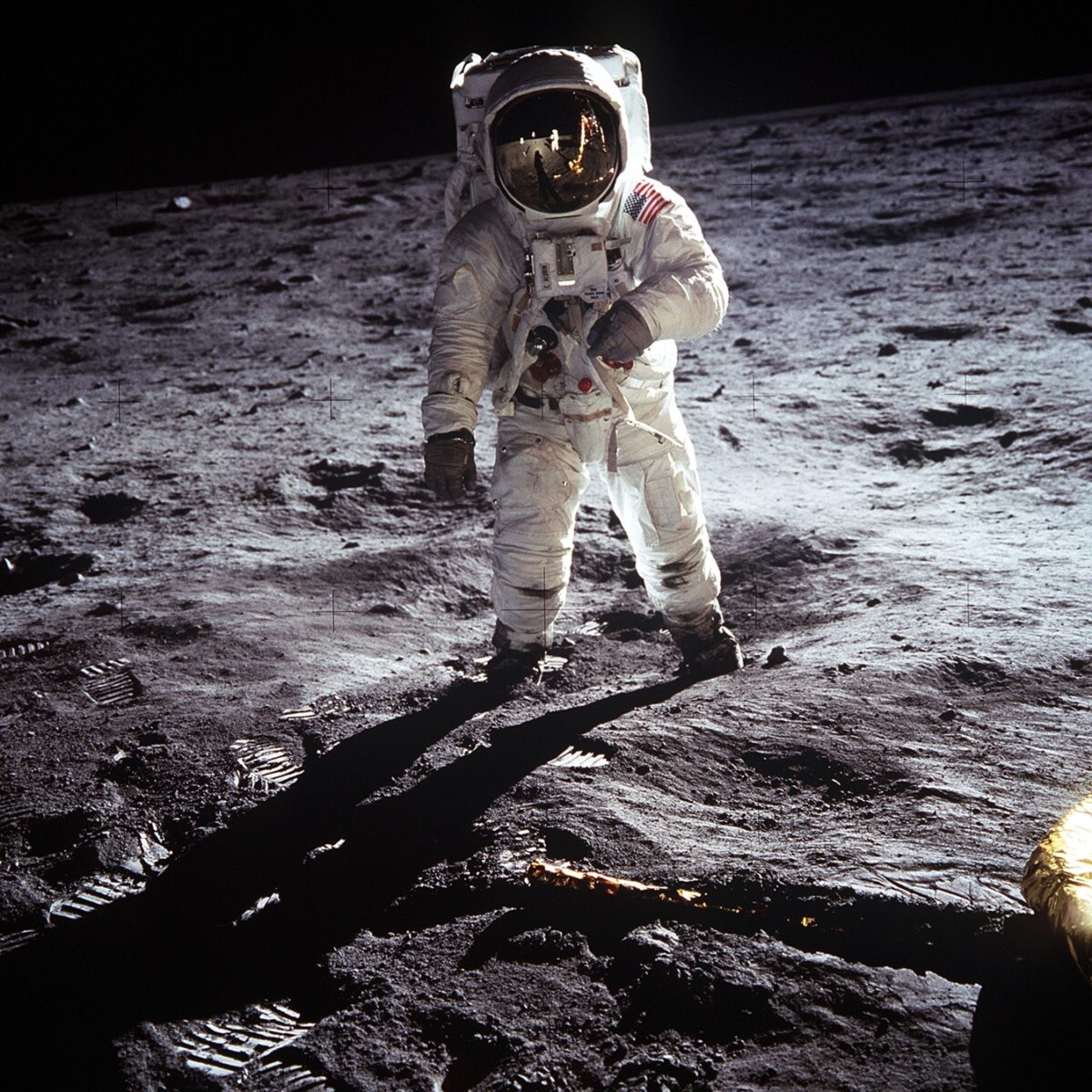 Buzz Aldrin 2nd on moon 20 Jul 1969 – Cradle of Texas Chapter #33 Sons